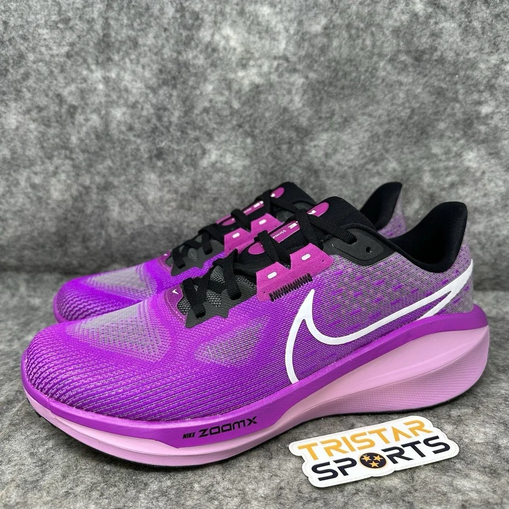 Nike ZoomX Vomero 17 Running Shoes Mens Sz 11.5 Hyper Violet Black FB1309-500